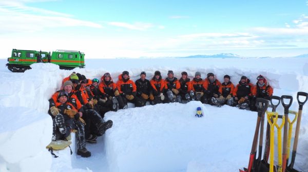 Camping in Antarctica